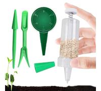 Generisch Mini dispenser per seminatrice | Fioriera manuale - Comoda impugnatura per il giardino, posizionamento preciso dei semi | terrazzo, fattoria, prato, balcone, piantagione di erbe vegetali