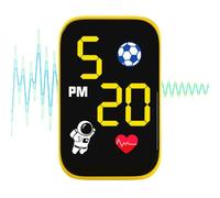 Generisch Mini orologio digitale per moto, montaggio cruscotto, impermeabile, con supporto e luce LED, per uomini, donne, ragazzi, viaggi in città, a breve distanza, pendolari, percorsi urbani