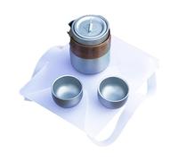 Generisch Mini tavolo pieghevole, leggero e compatto, per giardino, esterni, balcone, appartamento, terrazza, viaggio zaino