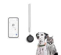 Generisch Mini Tracker per Gatti Cuccioli Mini Dispositivo di localizzazione per Cane Gatti, Compatibile con IOS, Monitoraggio della posizione in tutto il mondo, Posizionamento dei bagagli