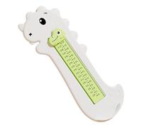 Generisch Misuratore di piede per bambini, misuratore di lunghezza del piede - strumento di misurazione portatile - righello - strumenti per il viaggio a casa all'aperto, bianco, vedi descrizione