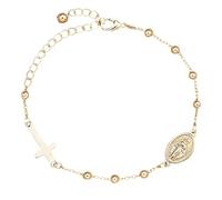 Generisch Mm Perle Bracciale Perla Frasi Gioielli Personalizzato Ideale Per La Prima Volta Bracciale Uomo Per Gioielli, Taglia unica, Zinco alloy