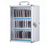 Generisch Mobile Phone Management Box - Organizer trasparente con blocco per 60 telefoni - Solution for Mobile Devices