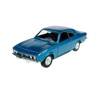 Generisch Modello Auto compatibile con Opel Manta A 1970 Blu ca 1/34-1/39 Metal Model Auto Die Cast