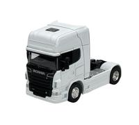 Generisch Modello Auto Compatibile con Scania V8 R730 Bianco Camion Truck 1/64 1:64 Metal Model Auto Die Cast Nuovo in scatola