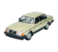 Generisch Modello Auto Compatibile con Volvo 240 GL 240GL Oro 1/24 1:24 Metallo Modello Auto Il Cast Nuovo in Scatola