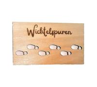 Generisch Modello di impronta di nani - Impronta di Natale - Decorazione natalizia per finestre in legno. Bellissime forme per finestre di nani per rendere il tuo Natale pieno di gioia e