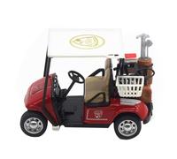 Generisch Modello di mini golf, Diecast Metal Golf Cart Pullback Giocattoli, Bambini Giocare Veicolo Giocattoli Set per Casa delle Bambole Collezione Decorazione Regali