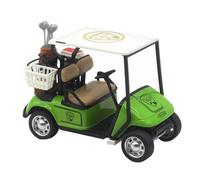 Generisch Modello di mini golf | Diecast Metal Golf Cart Pullback giocattolo | Bambini Giocare Veicolo Giocattoli Set per Casa delle Bambole Collezione Decorazione Regali