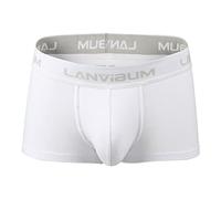 Generisch Moderna biancheria intima da uomo come attraenti Knickers, comodi slip Ride-Up per uomini attivi, bianco, L