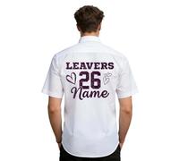 Generisch Moderna camicia a maniche corte con design personalizzato come top casual con bottoni per una traspirabilità ottimale e contemporanea, Viola scuro, L