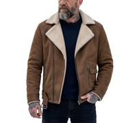 Generisch Moderna giacca in pile da uomo, invernale, calda, per attività | Superficie morbida e calda con elevato comfort in stile moderno per la città