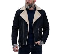 Generisch Moderna giacca in pile da uomo, invernale, calda, per attività | Superficie morbida e calda con elevato comfort in stile moderno per la città