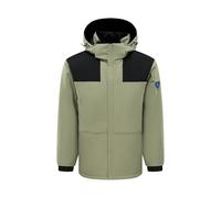 Generisch Moderna giacca riscaldante da uomo come giacca sportiva per il tempo libero, con comfort alla moda per un piacevole calore, verde, 5XL