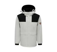 Generisch Moderna giacca riscaldante da uomo come giacca sportiva per il tempo libero, con comfort alla moda per un piacevole calore, bianco, XXL