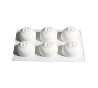 Generisch Molds For Baking - 6-Cavity Blueberry Food-Grade Heat Resistant | Silicone Muffin Pan Supplies Cake Pudding Ice Cream Jelly Cookie Dessert Home