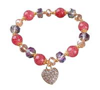 Generisch Molteplici Message - Bracciale per gioielli con temperamento, design e moda, con cinturino in stile retrò, per donne e amanti e gioielli, Taglia unica, Vetro