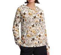 Generisch Morbida felpa in pile con scollo rotondo, come abbigliamento termico a maniche lunghe, da donna, con design alla moda, morbido tessuto caldo, ideale per un comfort casual nella vita di tutti