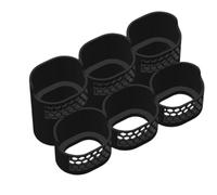 Generisch More Zerup - Portabottiglie - Compatibile con bottiglie di sciroppo More Zerup & ESN - Organizer da cucina e bar per ordine (rame, 6 laterali)