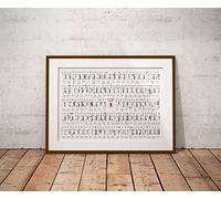 Generisch Muk Yan Jong - Poster con bambola in legno per Wing Chun/Wing Tsun