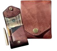 Generisch Multifunctional Compact Wallet, Slim Minimalist Wallet ,Built-in Pen Slot, 1 pezzo., With-Open