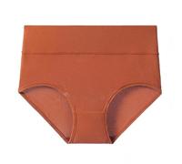 Generisch Mutande Donna Comode Intimo Sportivo Donna Traspirante Seta Ghiaccio Vita Alta, Colore: arancione., L