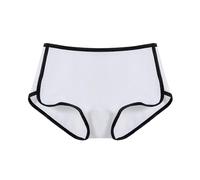 Generisch Mutandine a vita alta a prova di perdite, biancheria intima da donna, mutandine a tenuta stagna per la notte (bianco, XS)