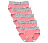Generisch Mutandine Patchwork Bikini Mutandine Colore Slip Intimo Donne Knickers, rosa intenso, XL