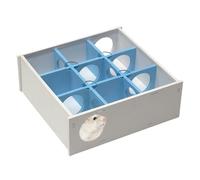 Generisch Nascondiglio per criceto multicamera, spazioso labirinto a 9 camere, per esplorare e giocare, giocattolo per criceti con design a tunnel, per porcellini d' e piccoli animali, pratico