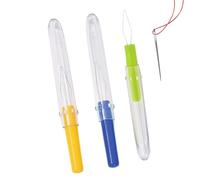 Generisch Needle Threader - Pro | 3PCS Automatic - Enfile-Aiguille Automatique 3PCS Pour La Maison Enfile-Aiguille Coloré Pour Amateurs De DIY Outil De Universel Avec Couvercle Performance | 2026 Pro