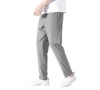 Generisch New Ice Silk Dark Flower Pants Beach Pants Retro Ravanello Pantaloni da uomo Outdoor Work Cargo Casual Cotton Uomo Tactical Combat Military Pantaloni Elastici Pantaloni con Coulisse Tasche,