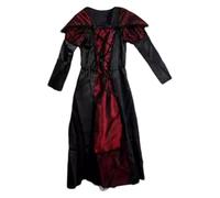 Generisch Noble Gothic Vampire Queen - Set di vampiri gotici per Halloween | Comodi costumi da vampira Evil | Costume da principessa Halloween per bambini