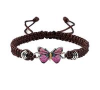 Generisch Nonna Bracciale Bracciale Anelli String Regolabile per le donne Bracciali Carino Per E Amanti Bracciale Rosa Anelli, Taglia unica, Filo rope