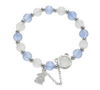 Generisch Nonna Bracciale Bracciale Argento Scelta Gioielli Bracciale Blue Jewelry 4 E Coppia Colori 8 Gioielli, Taglia unica, Plastica