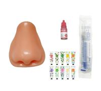 Generisch Novità Alien Espressioni con 10 ml di riempimento strumenti per la gestione dello stress per bambini adulti (bianco, 6 x 6,5 cm)