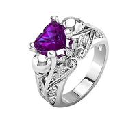 Generisch O Anelli 70 Mm Zirconia Wedding Gioielli Anello Dimensione Lega 610 Dita Regalo Commestibile Anelli Per Torta, 10, Metallo, Nessuna pietra preziosa