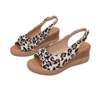 Generisch O scarpe da donna 40 sandali da donna con tacco obliquo e bocca di pesce, fibbia cava laterale, fondo piatto, scarpe romane, moda estiva, sandali da donna sexy scarpe rosse, bianco, 40 EU