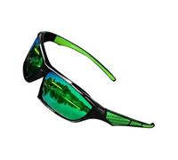 Generisch Occhiali da sole da pesca da uomo, occhiali da sole polarizzati da uomo, protezione completa, luna polarizzata, comode alla , sport all'aria aperta, blu, riferimento