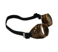 Generisch Occhiali da sole vintage Steampunk stile gotico occhiali protettivi unisex saldatore punk occhiali da saldatura rotondi polarizzati retrò occhiali da sole per incontri, Halloween, riunioni