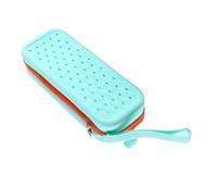 Generisch Occhiali di protezione, custodia per occhiali di protezione, custodia in silicone, custodia morbida per occhiali da nuoto, per l'organizzazione della borsa con cerniera per