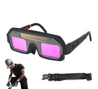 Generisch Occhiali protettivi oscuranti automatici - Occhiali da saldatura antiriflesso - Tre modalità di illuminazione confortevoli arc design protezione occhi oscuramento automatico per