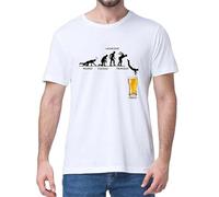 Generisch Oktoberfest Camicia da uomo Oktoberfest, a maniche corte, girocollo, stampa birra, maglietta Monday Tuesday Wednesday Thursday Friday, Bianco Beer Shirt Uomo, 4XL