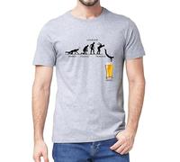 Generisch Oktoberfest Camicia da uomo Oktoberfest, a maniche corte, girocollo, stampa birra, maglietta Monday Tuesday Wednesday Thursday Friday, Grey Beer - Maglietta da uomo, XL