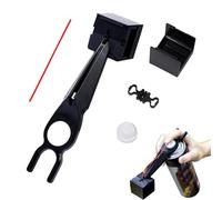 Generisch Olio per catena per moto, per la manutenzione (14,3 x 4 cm), paraspruzzi per lubrificazione e pulizia, olio uniforme con set di ugelli per moto, quad e biciclette
