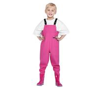 Generisch One Catch The Sea - Tuta da acqua per bambini, con stivali, rosa intenso, 6-7 Anni