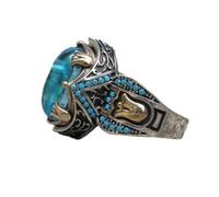 Generisch Orecchini sottili anelli levigati di lusso, anello regalo, anello in argento per voi calzini a righe (A, 5)