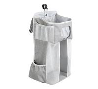 Generisch Organizer da appendere con scomparti, per articoli da toeletta, cosmetici, salvaspazio, per bagno, camera da letto, auto, beauty case da viaggio (grigio 1)