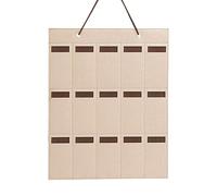 Generisch Organizer da parete per occhiali da sole - con 15 scomparti verticale in feltro - per riporre gli occhiali da parete - per comodino, aiuti per la vista, lato, camera da, occhiali