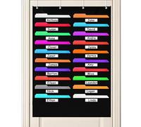 Generisch Organizer per documenti da parete, con custodia, organizer per documenti regolabile, per uso versatile nella vita di tutti i giorni