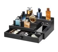 Generisch Organizer per profumi, per cosmetici, elegante supporto per comò e tavolo da toeletta, a 2 piani per conservare profumi, organizer di lusso per bagno, camera da e ufficio